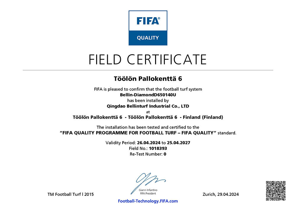 Sertifakat FIFA Sertifakat FIFA