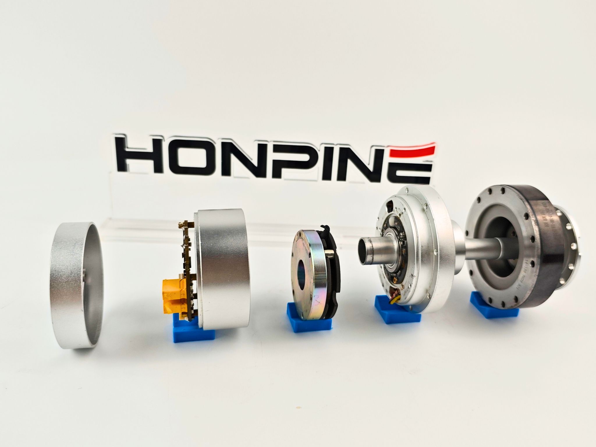 HONPINE 단일 및 이중 엔코더 로봇 관절 모듈은 CAN, CANopen, EtherCAT 등의 통신 프로토콜과 호환됩니다