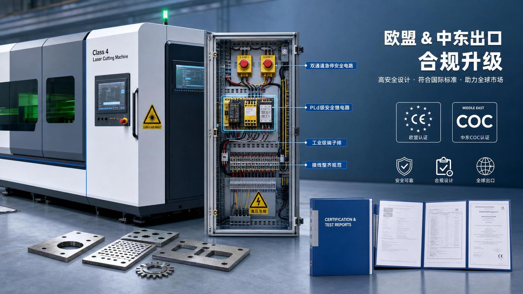 TUV Rheinland 클래스 4 레이저 안전 규정 강화