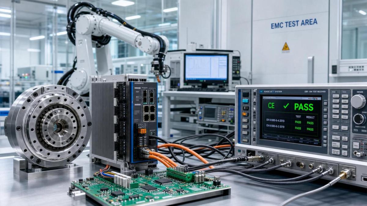 TUV Rheinland Issues EMC Guide V2.1 for Harmonic Drive Reducers