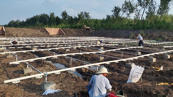 03 Lokasi instalasi peralatan tangki aerasi dan konstruksi