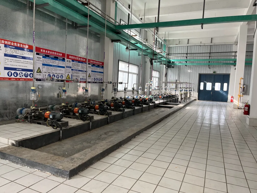 Proyek Persiapan Natrium Hipoklorit Gaomi A2- Dibangun pada 2014, dengan kapasitas produksi 2 × 10 ton per hari