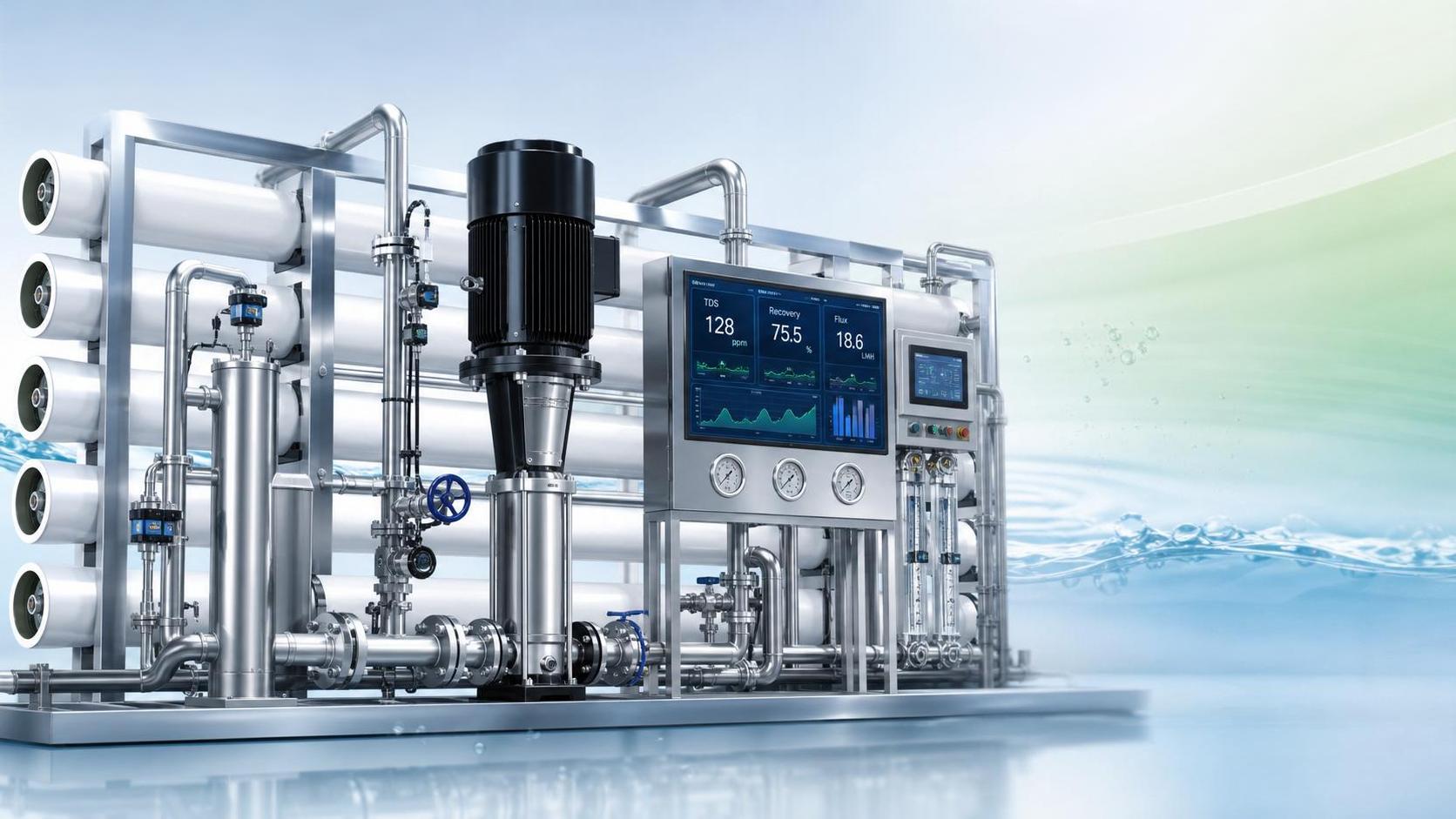 Parameter Pemurnian Air Osmosis Balik RO: TDS, Tingkat Pemulihan, dan Flux Membran