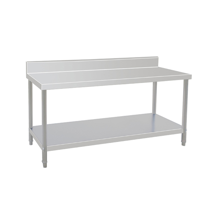 Stainless Steel Workbench With Backrest