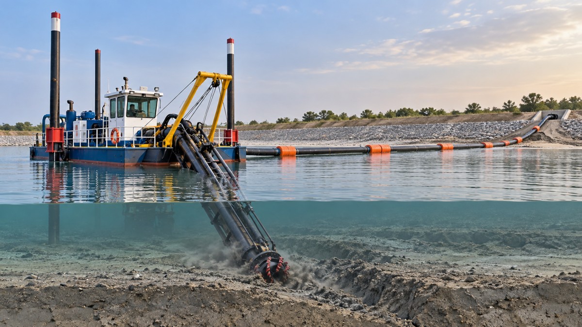 What water depth makes a small dredge practical for your project ความลึกของน้ำระดับใดที่ทำให้เรือขุดลอกขนาดเล็กเหมาะสมสำหรับโครงการของคุณ