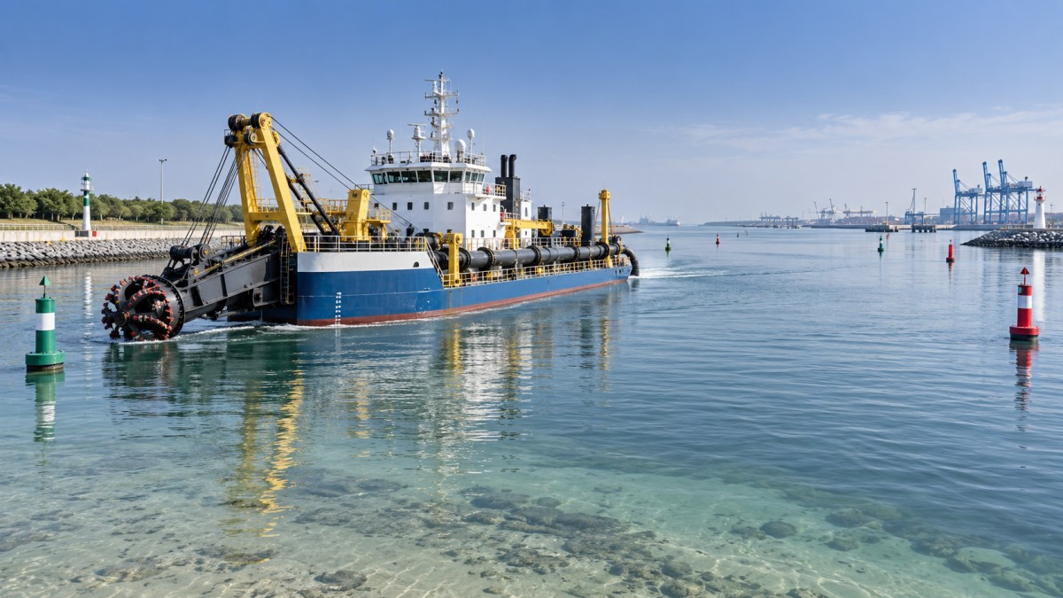 How draft limits determine whether a dredge ship can reach the site ข้อจำกัดด้านกินน้ำลึกกำหนดได้อย่างไรว่าเรือขุดลอกสามารถเข้าถึงพื้นที่หน้างานได้หรือไม่