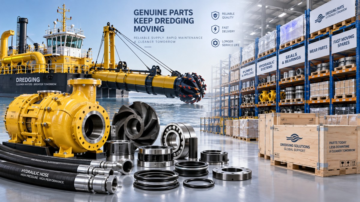 How to assess spare-parts support from dredger sellers วิธีประเมินการสนับสนุนอะไหล่จากผู้จำหน่ายเรือขุดลอก