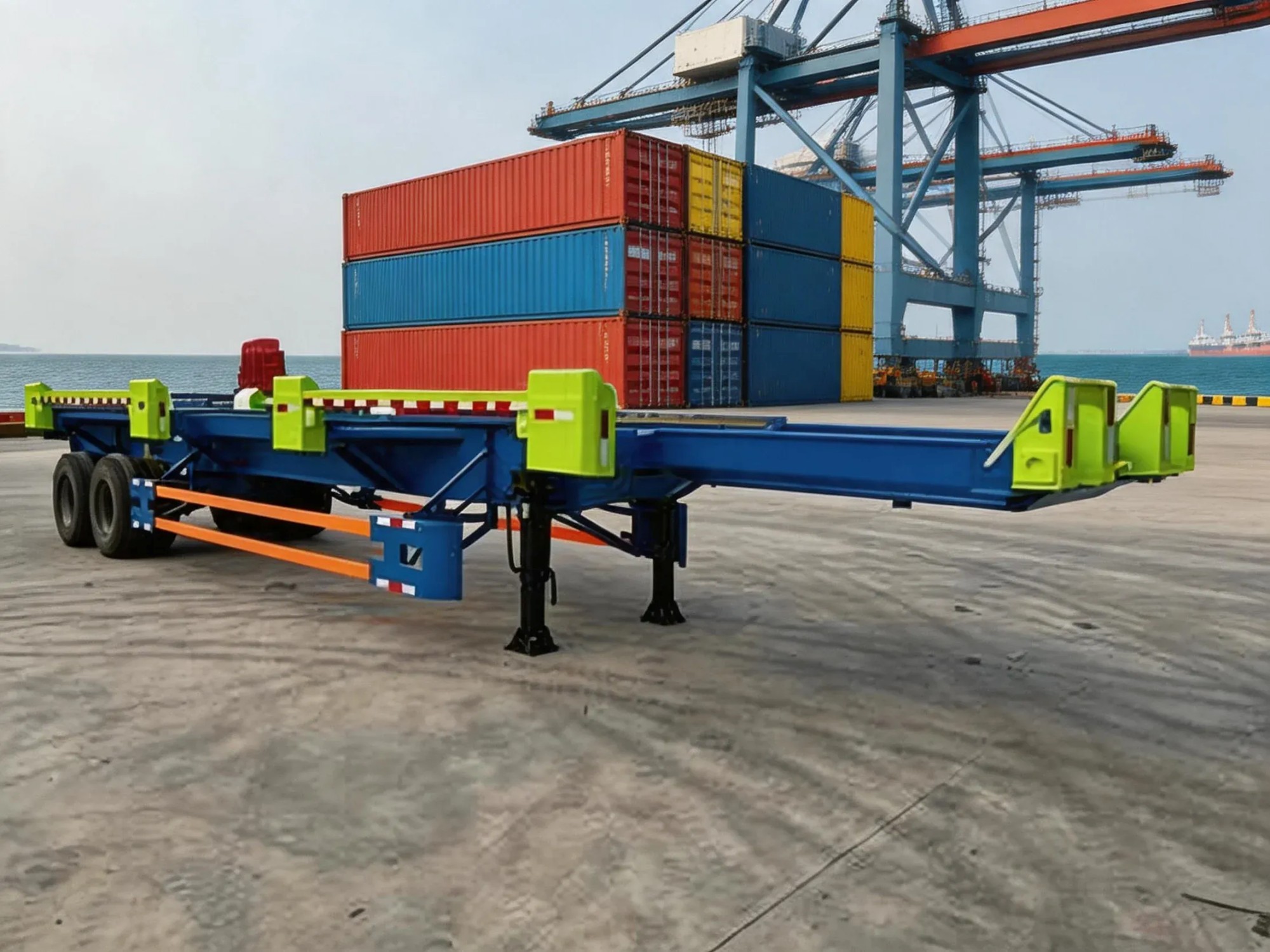 Trailer Terminal Kontainer 60 Ton Trailer Terminal Kontainer 60 Ton