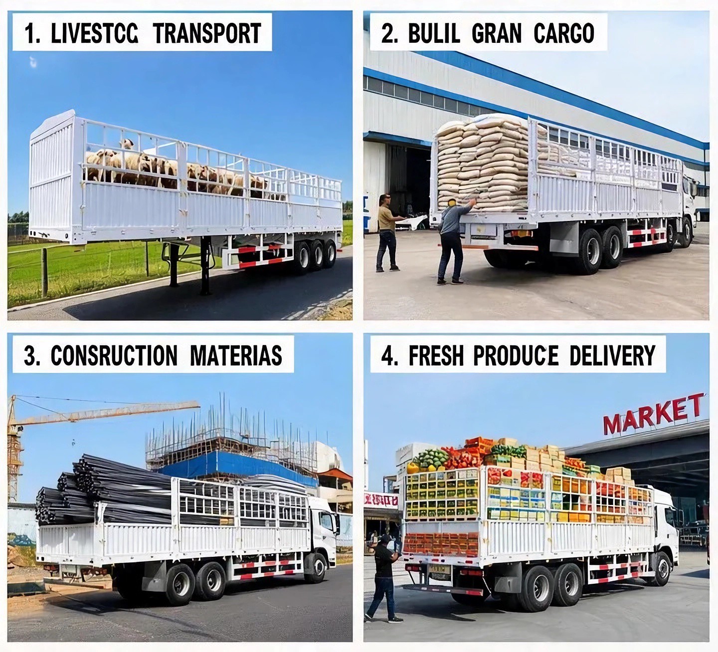 Application 12.5M Fence Semi Trailer Application 12.5M Fence Semi Trailer