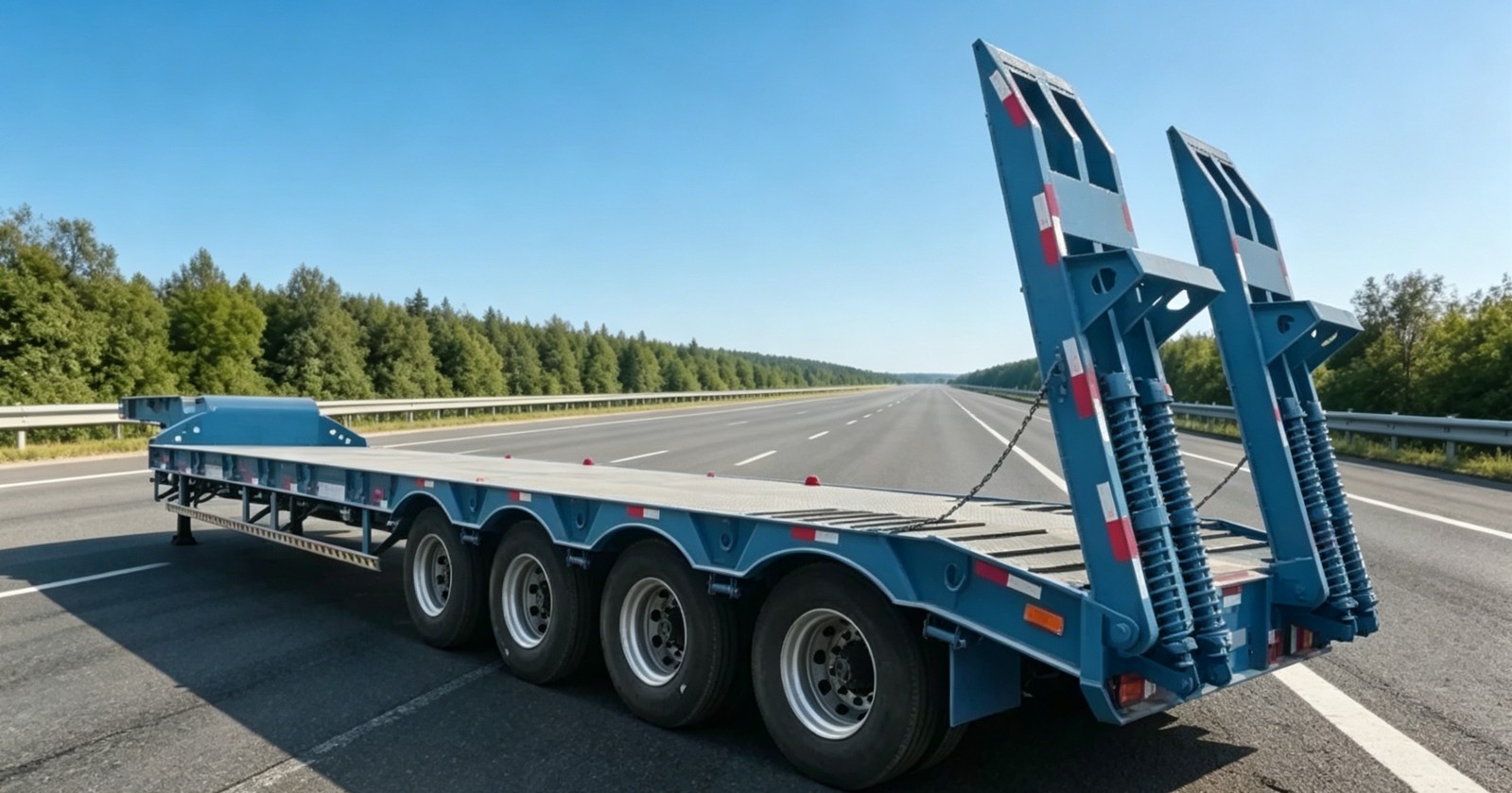 Trailer Low Bed Extendable 4 Axle