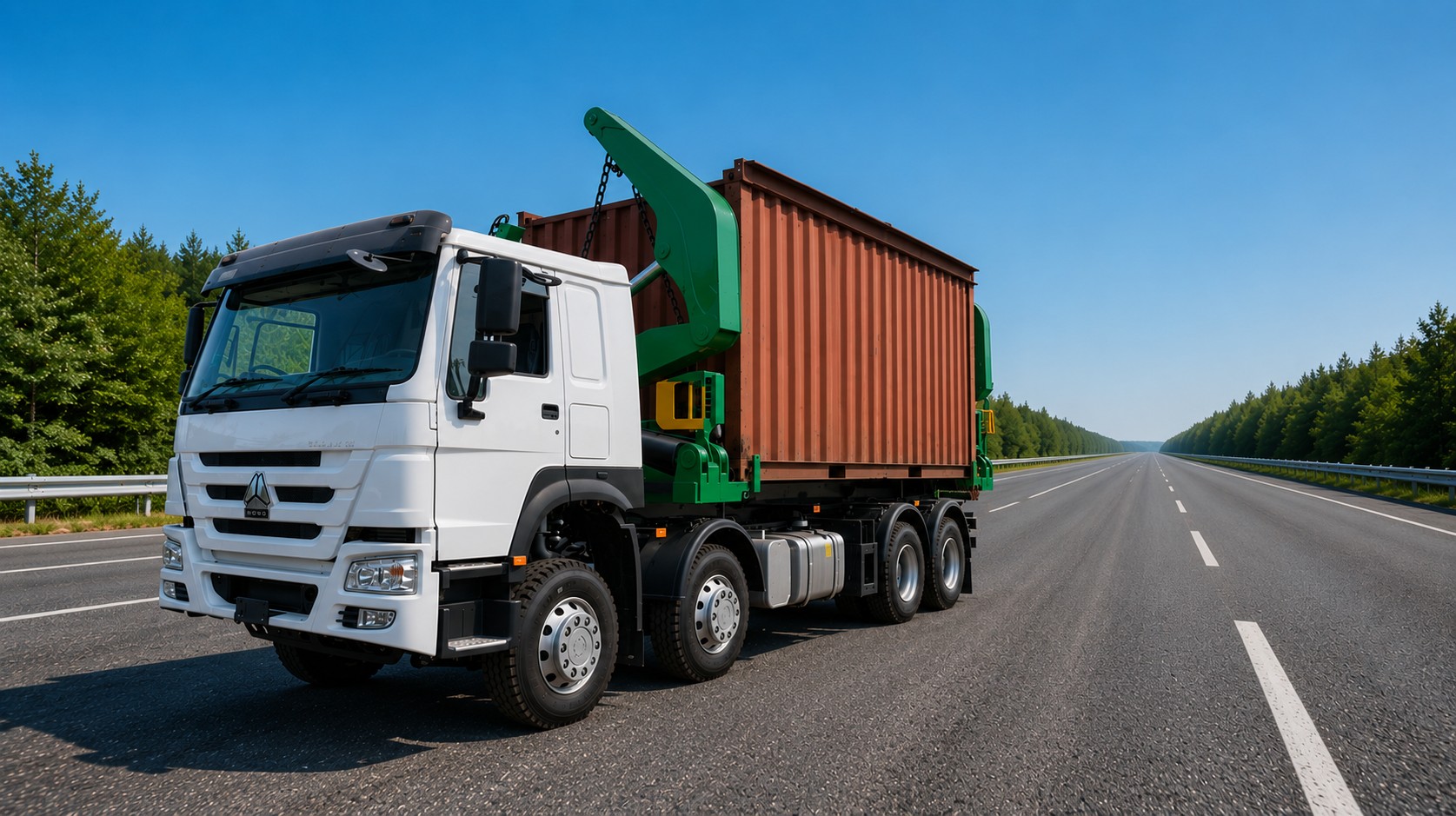 Trailer Truck Side Loader 20 ft