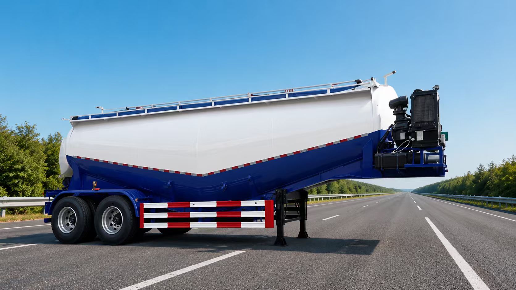 Trailer Tangki Curah Kering 2 Gandar 25CBM