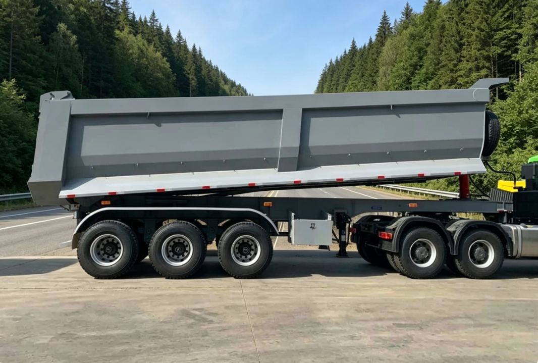 3 Axle Dump Semi Trailer