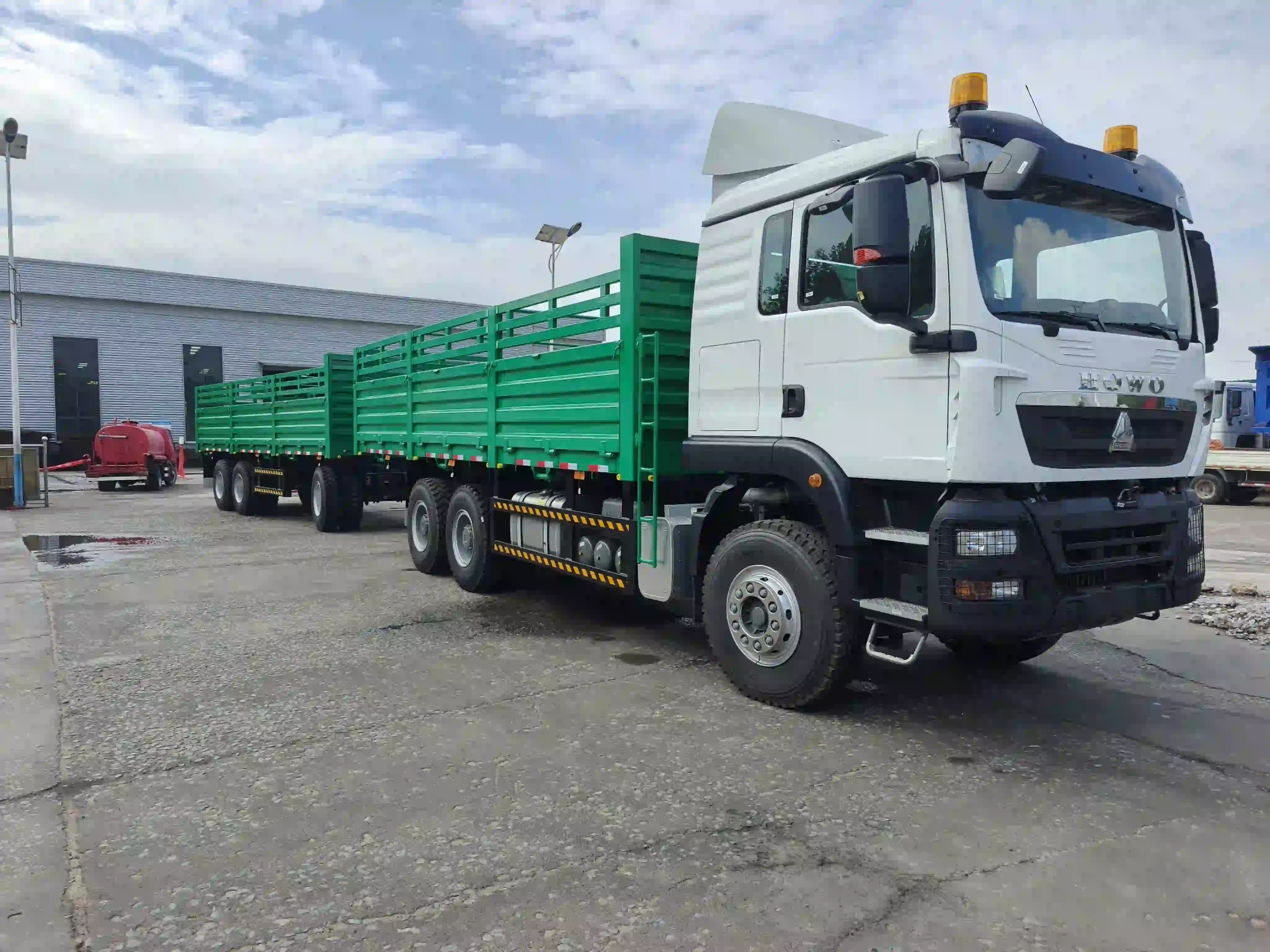 Trailer Tarik Berpagar 3 Gandar