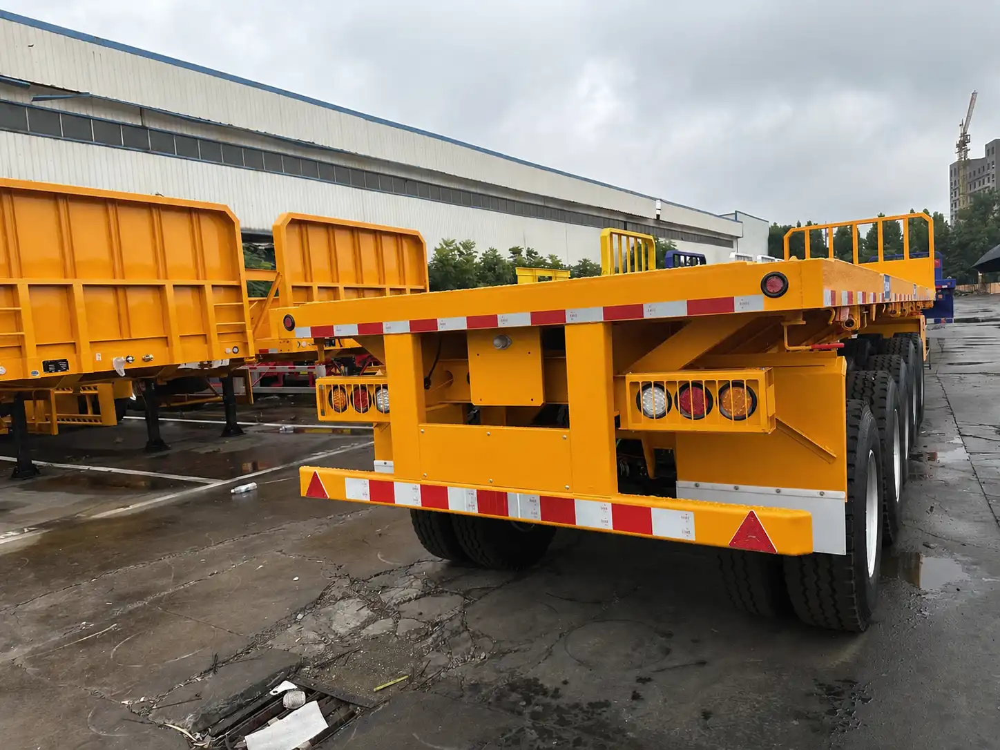 Trailer Semi-Flatbed 5 Gandar