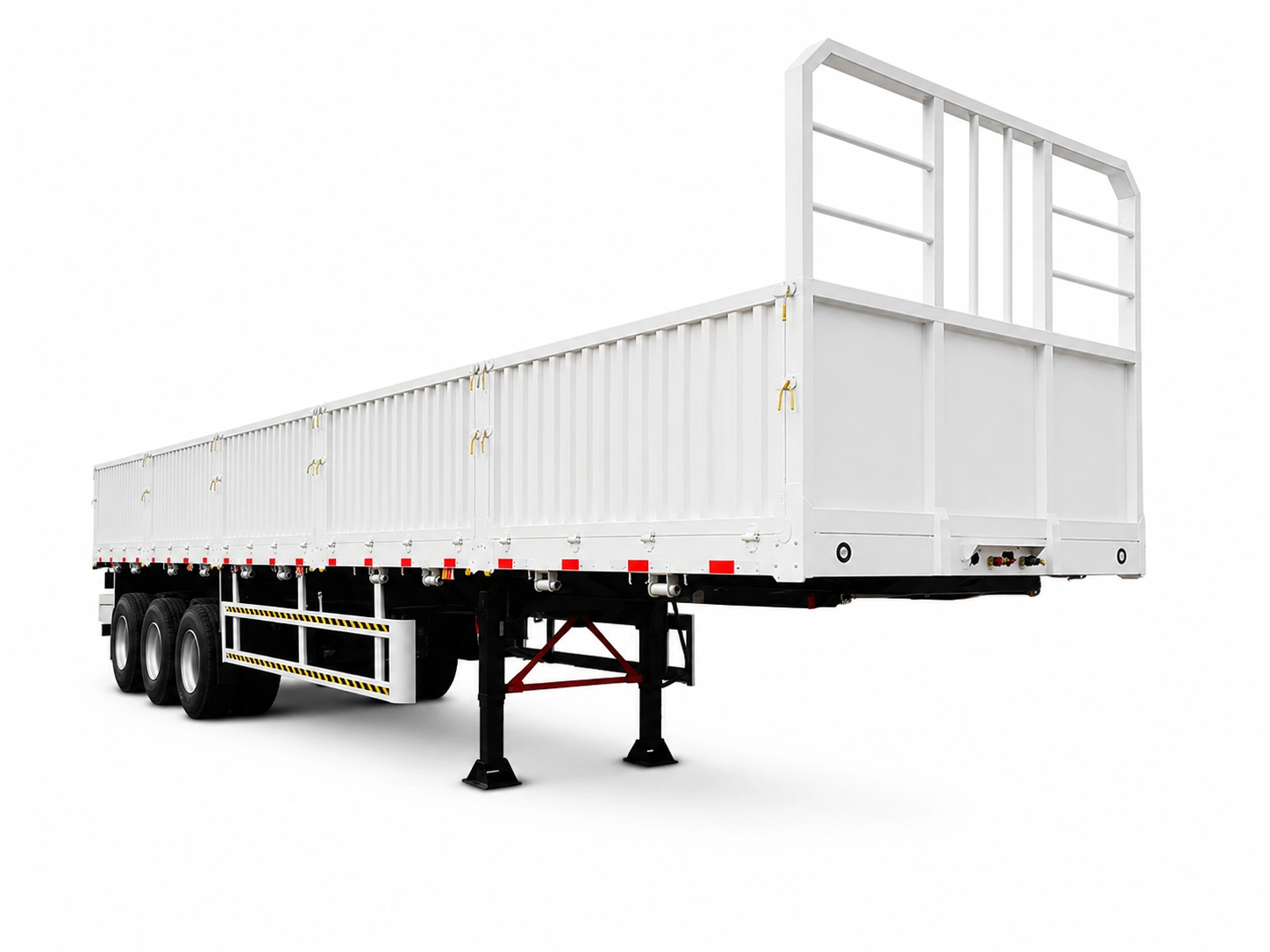 Semi Trailer Dinding Samping 3 Sumbu