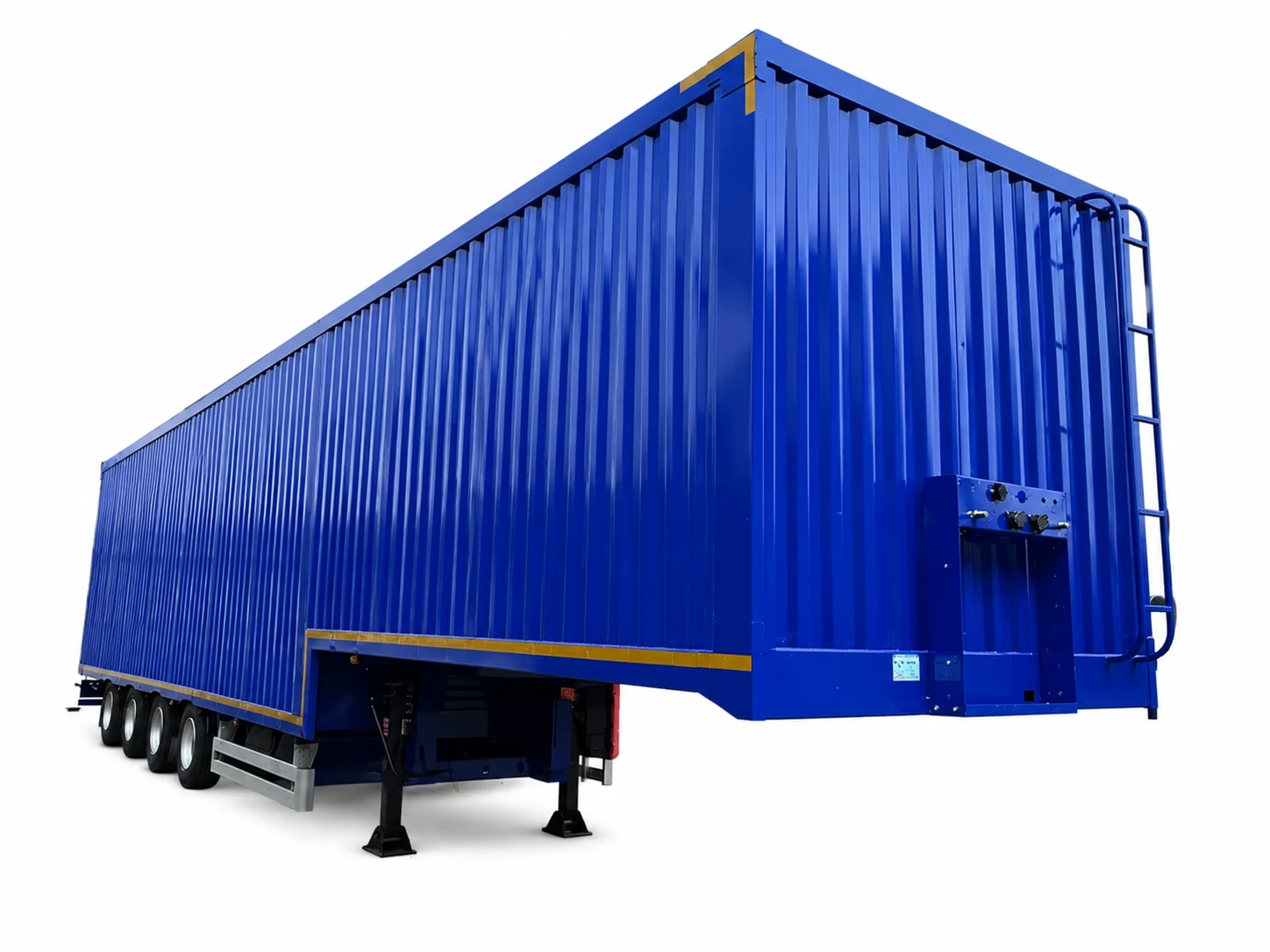 Semi-Trailer Boks 4 Sumbu