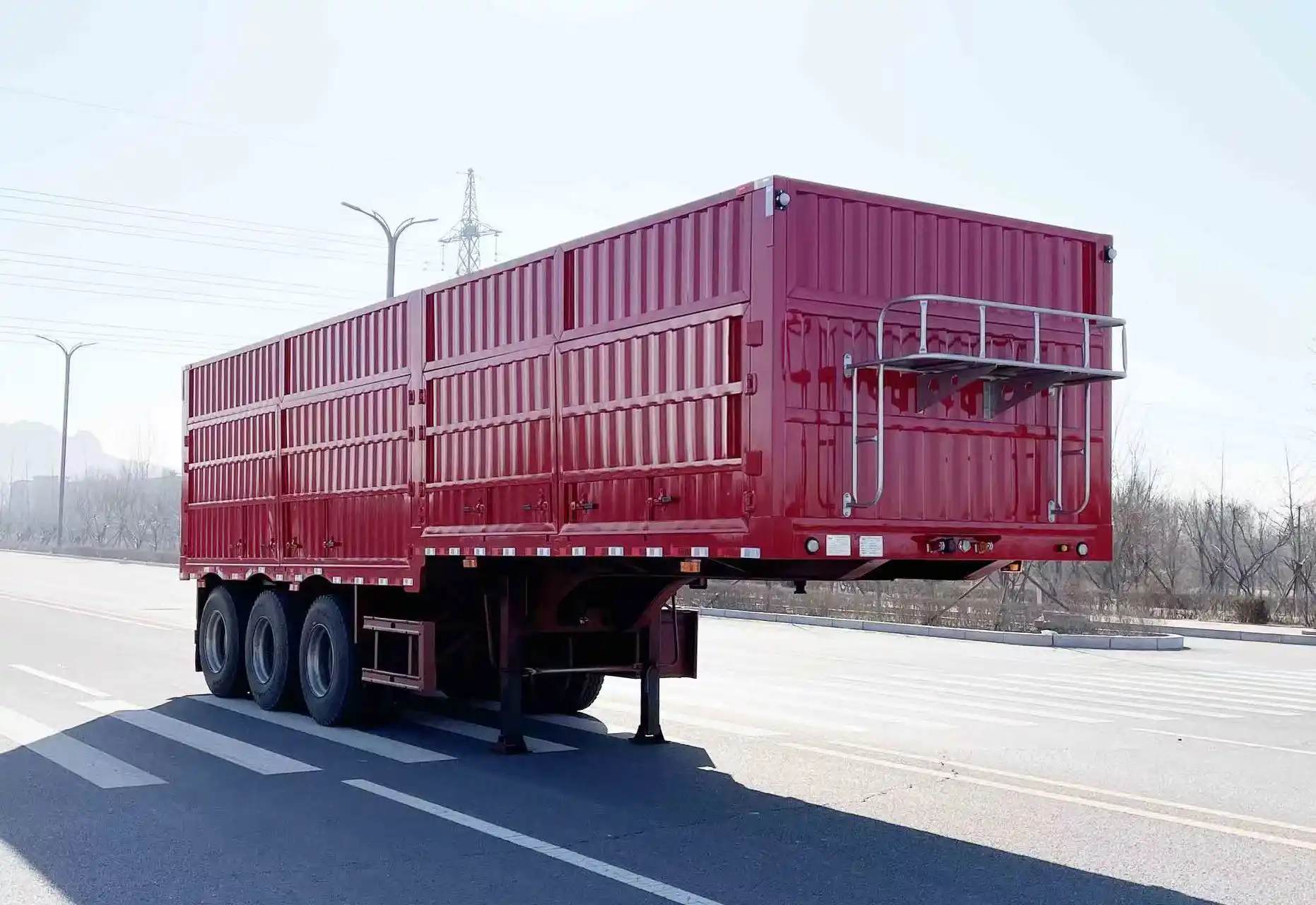 Trailer Box Van 3 Sumbu