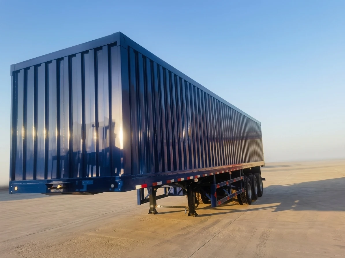 Semi Trailer Box Van 3 Gandar