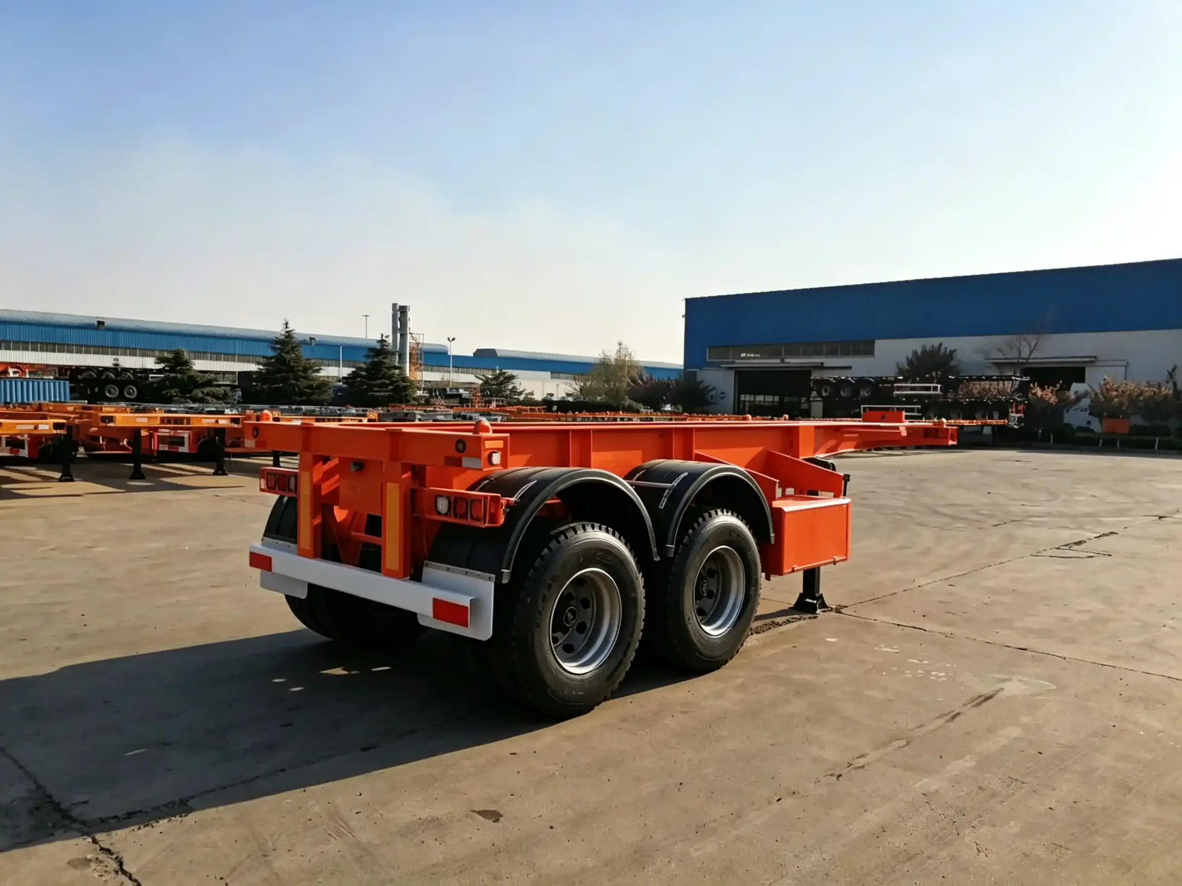 Trailer Skeleton 2 Gandar 20 Kaki