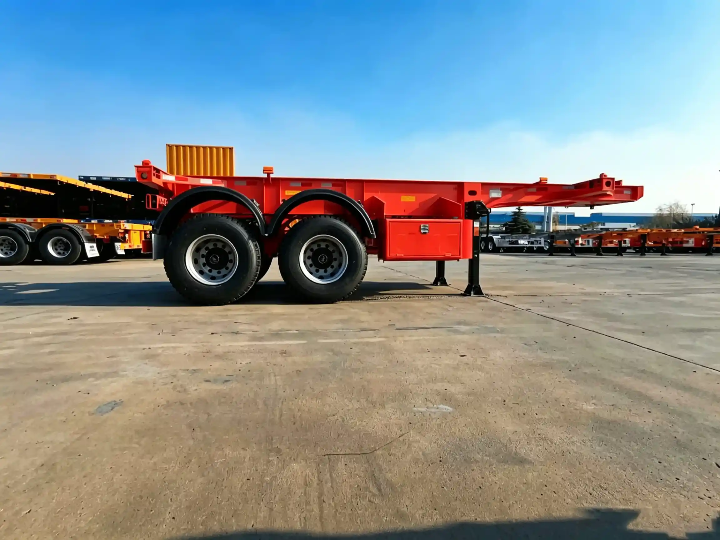 Trailer Skeleton 2 Gandar 20 Kaki
