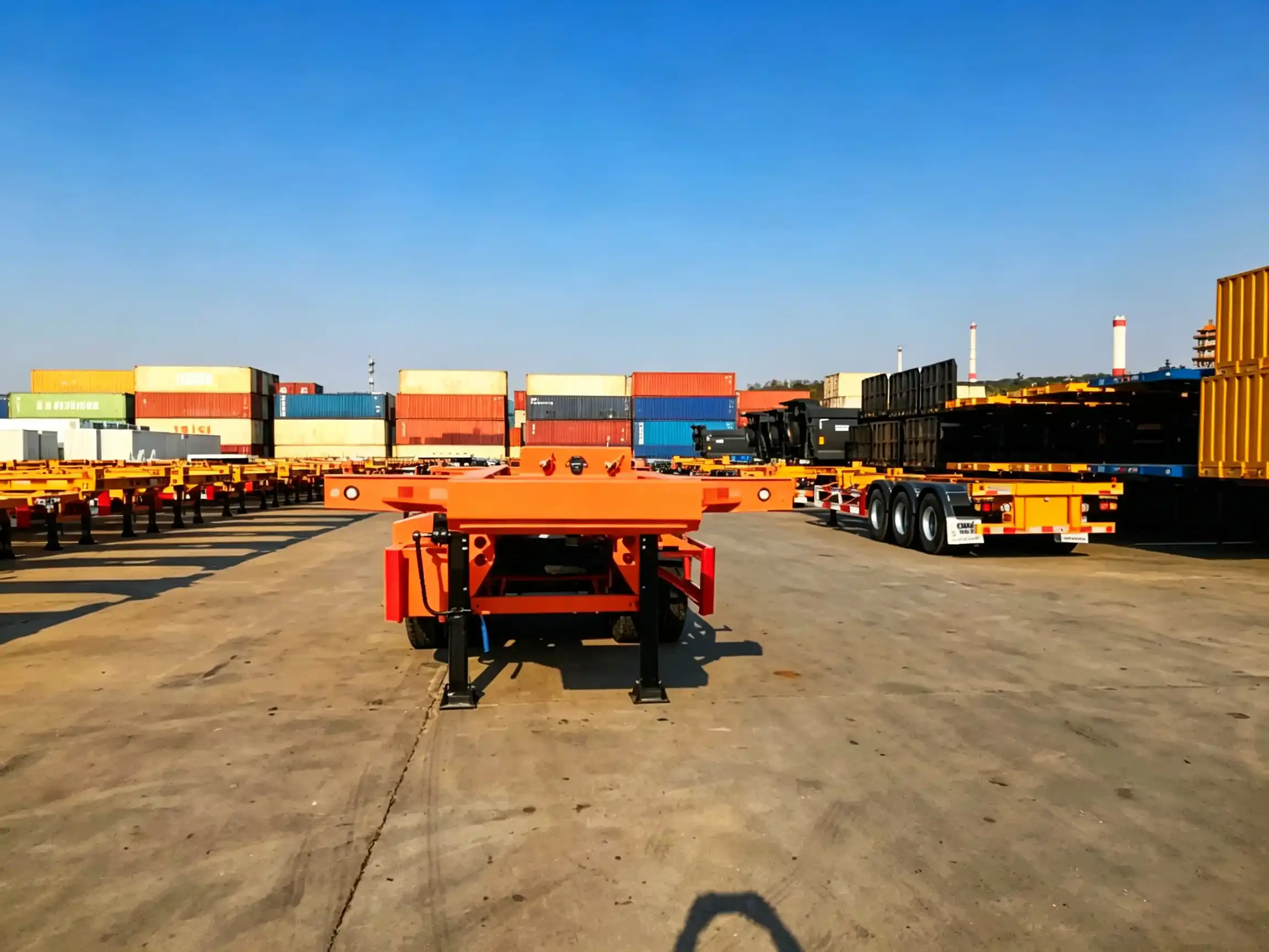 Trailer Skeleton 2 Gandar 20 Kaki