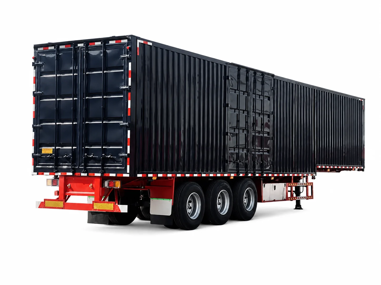 Semi Trailer Box Van 3 Sumbu