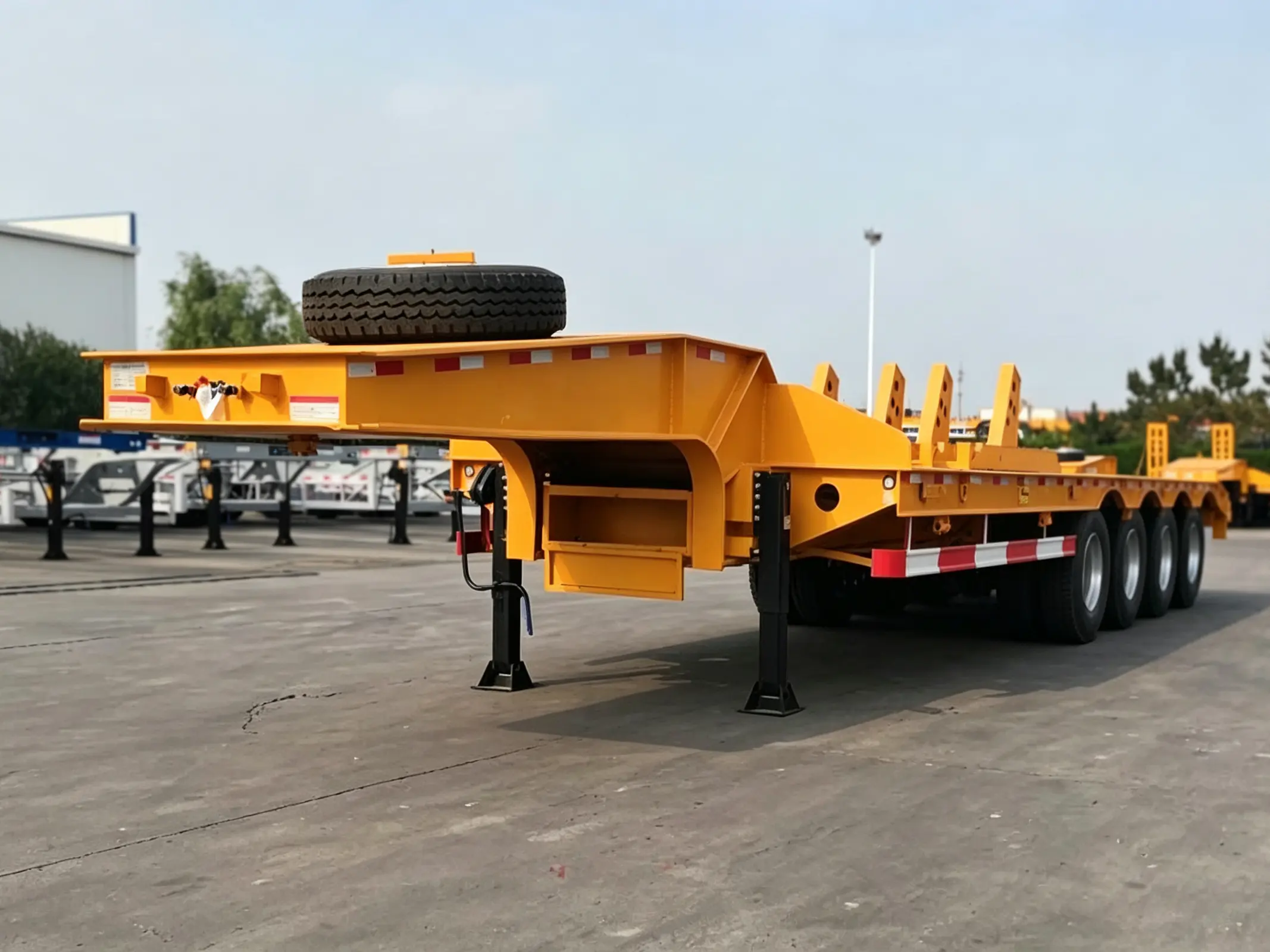 Trailer Semi Lowbed 13 m 4 Gandar