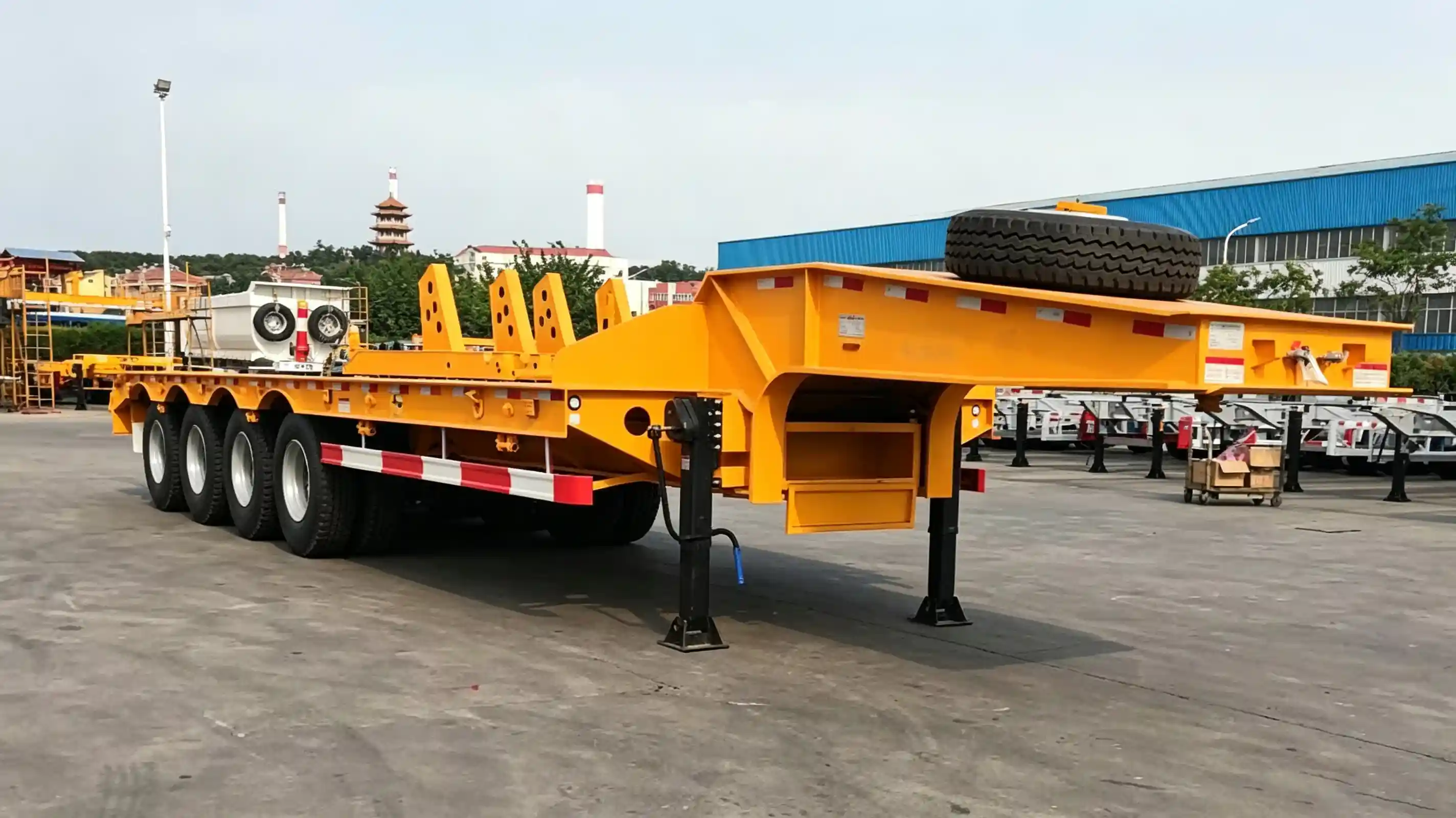 Trailer Semi Lowbed 13 m 4 Gandar