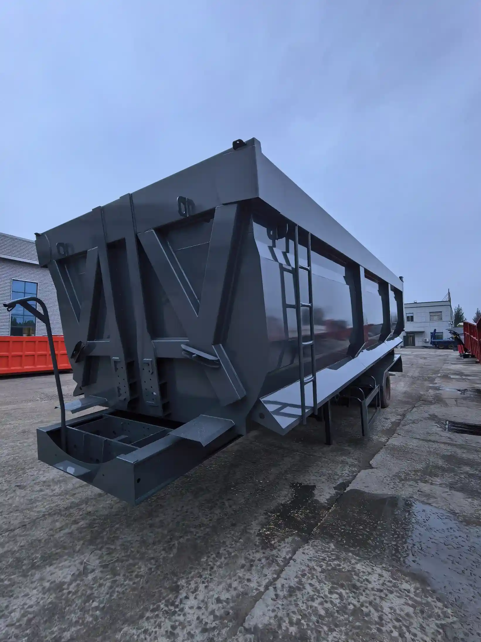 Trailer Semi Gandeng Dump Belakang 3 Gandar