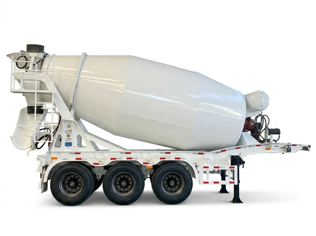 Trailer Mixer Beton 3 Gandar Trailer Mixer Beton 3 Gandar