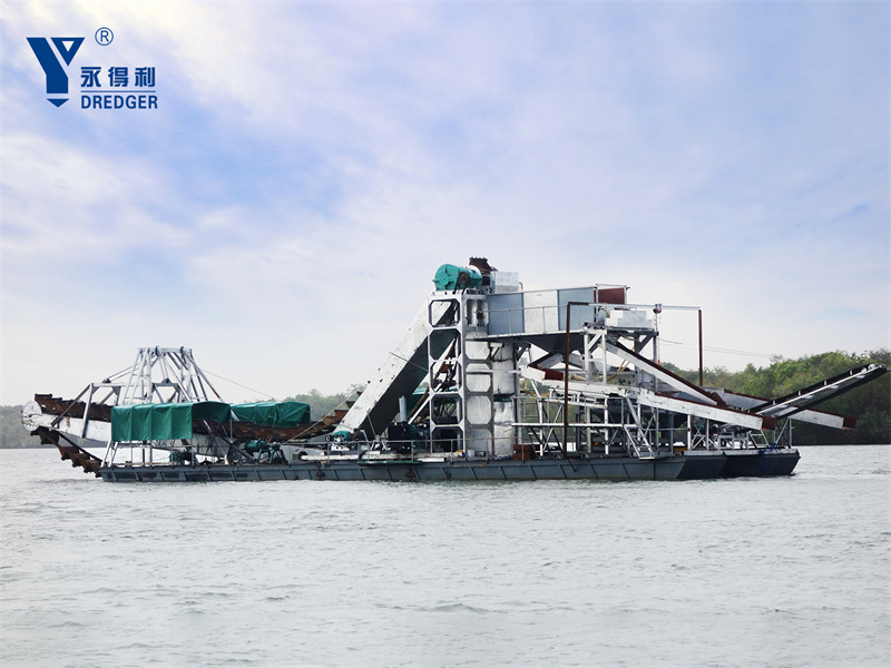 เรือขุดทองเพชรแบบโซ่ Bucket Chain