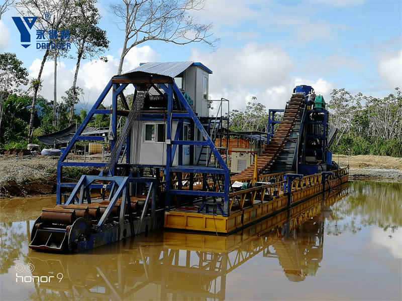 เรือขุดทองแบบโซ่ถัง