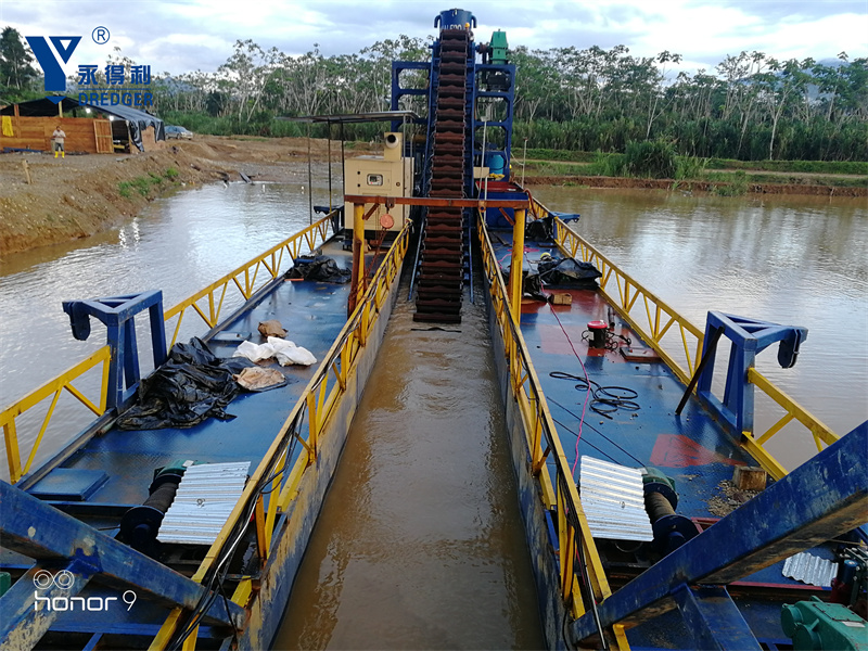 เรือขุดทองแบบโซ่ถัง