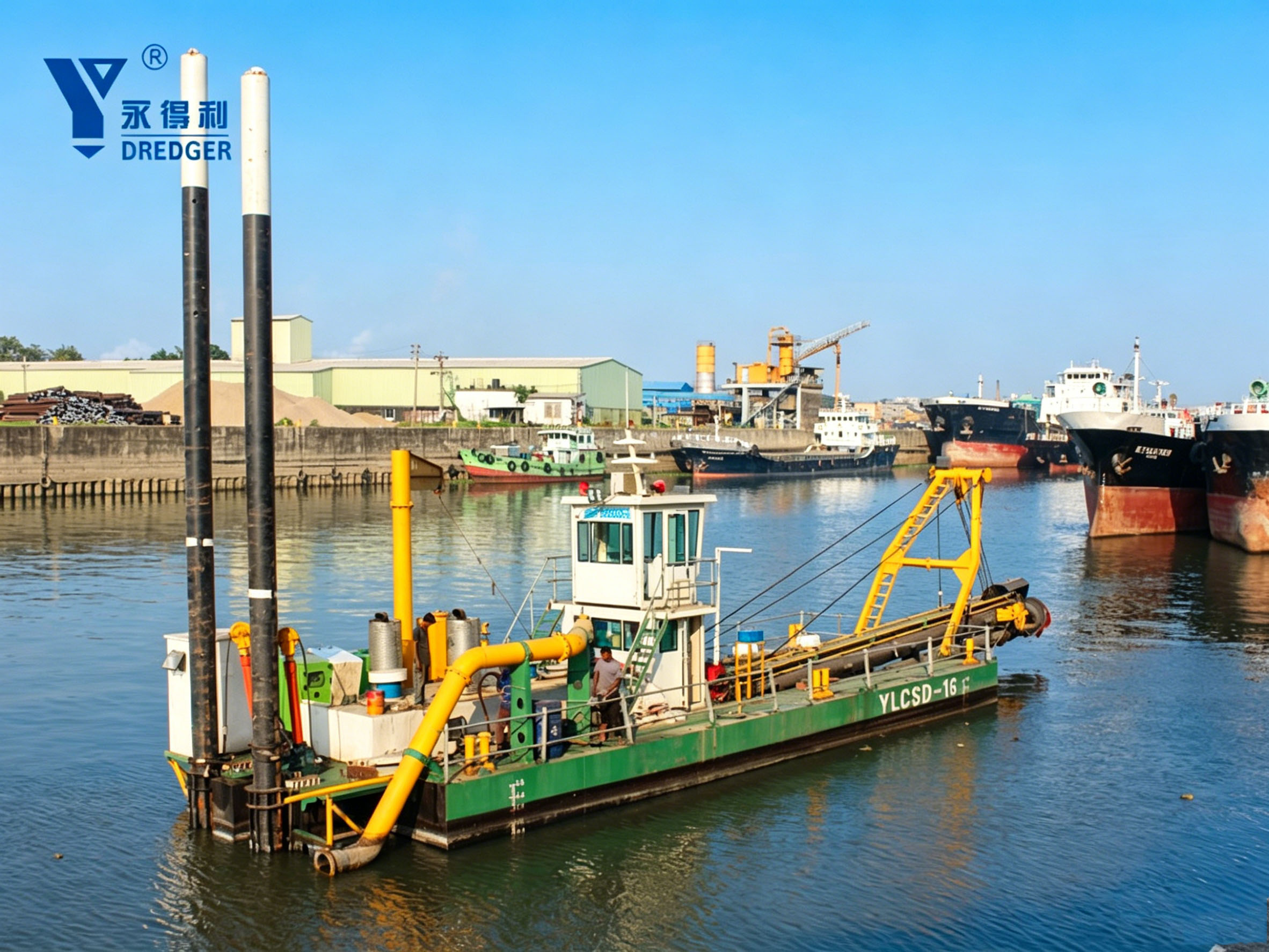 YLCSD300 เรือขุดแบบดูดตัด