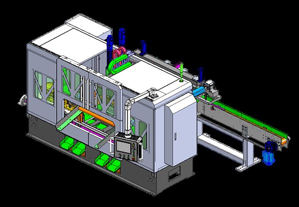 XD80-1500 Dual-Head Servo Chamfering Machine