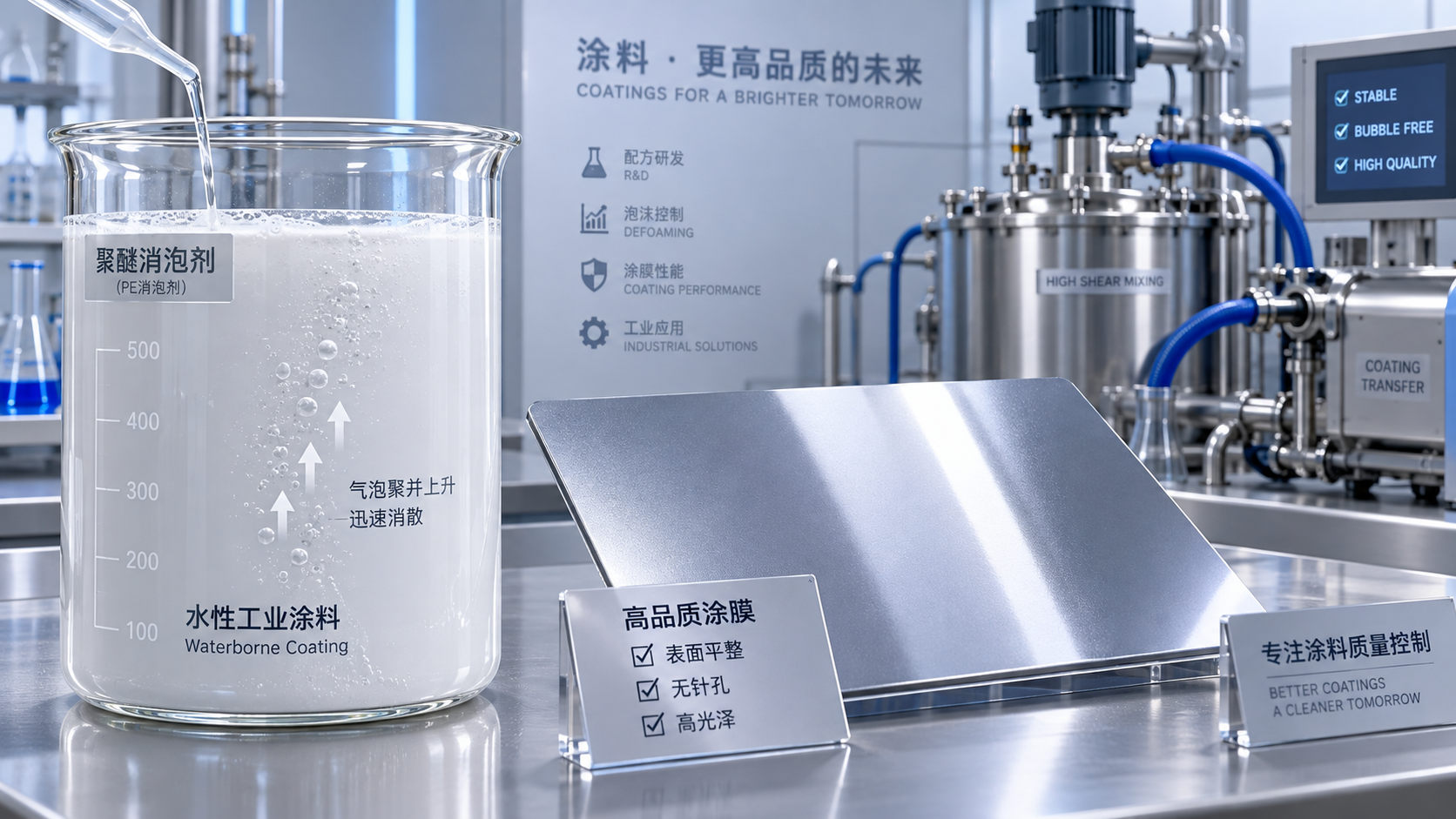 Can a polyether defoamer reduce coating defects caused by entrained air?