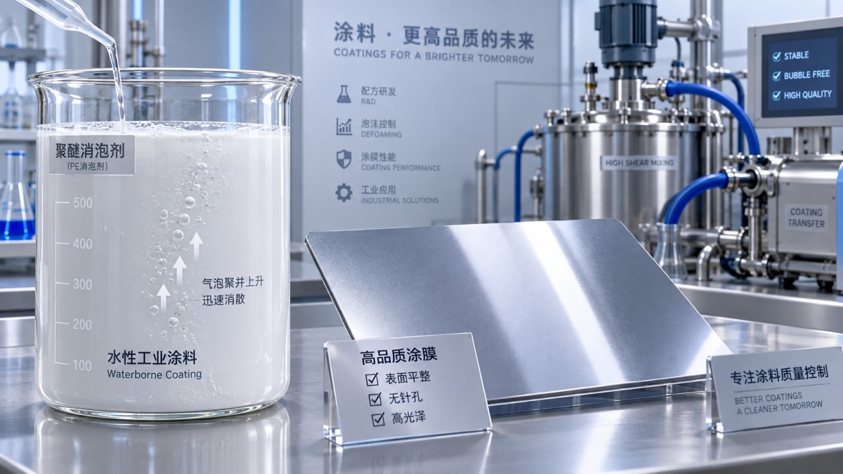 Can a polyether defoamer reduce coating defects caused by entrained air? Bolehkah agen penyahbuih polieter mengurangkan kecacatan salutan yang disebabkan oleh udara terperangkap?