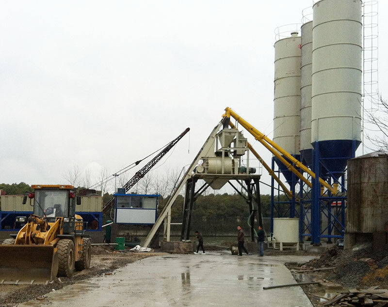 HZS75 Concrete batching plant