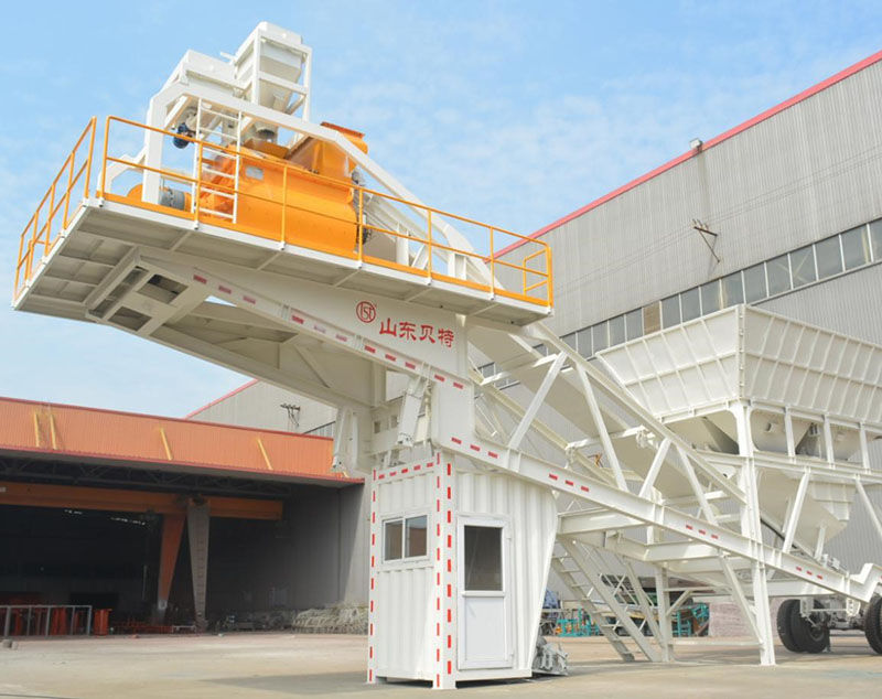 YHZS50 Mobile concrete batching plant