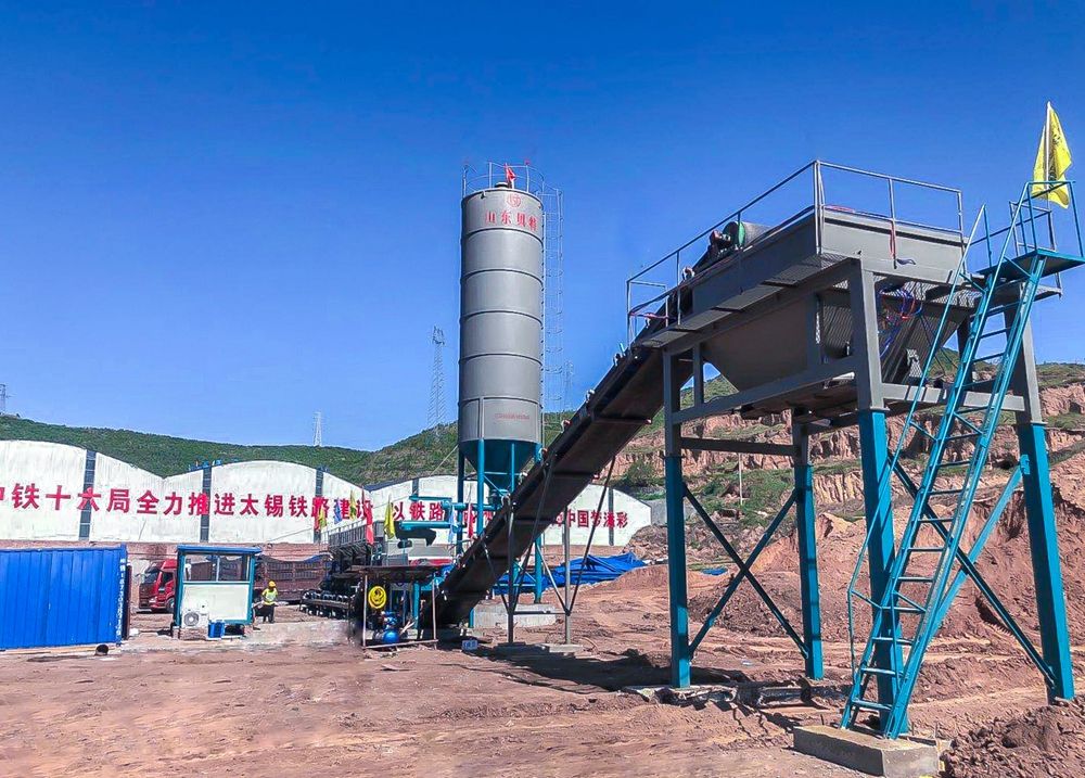 WCZ600 stabilized soil mixing plant