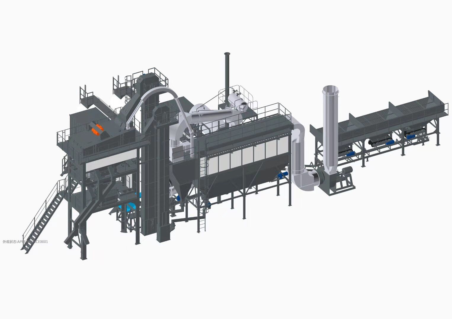 LB800 Asphalt mixing plant