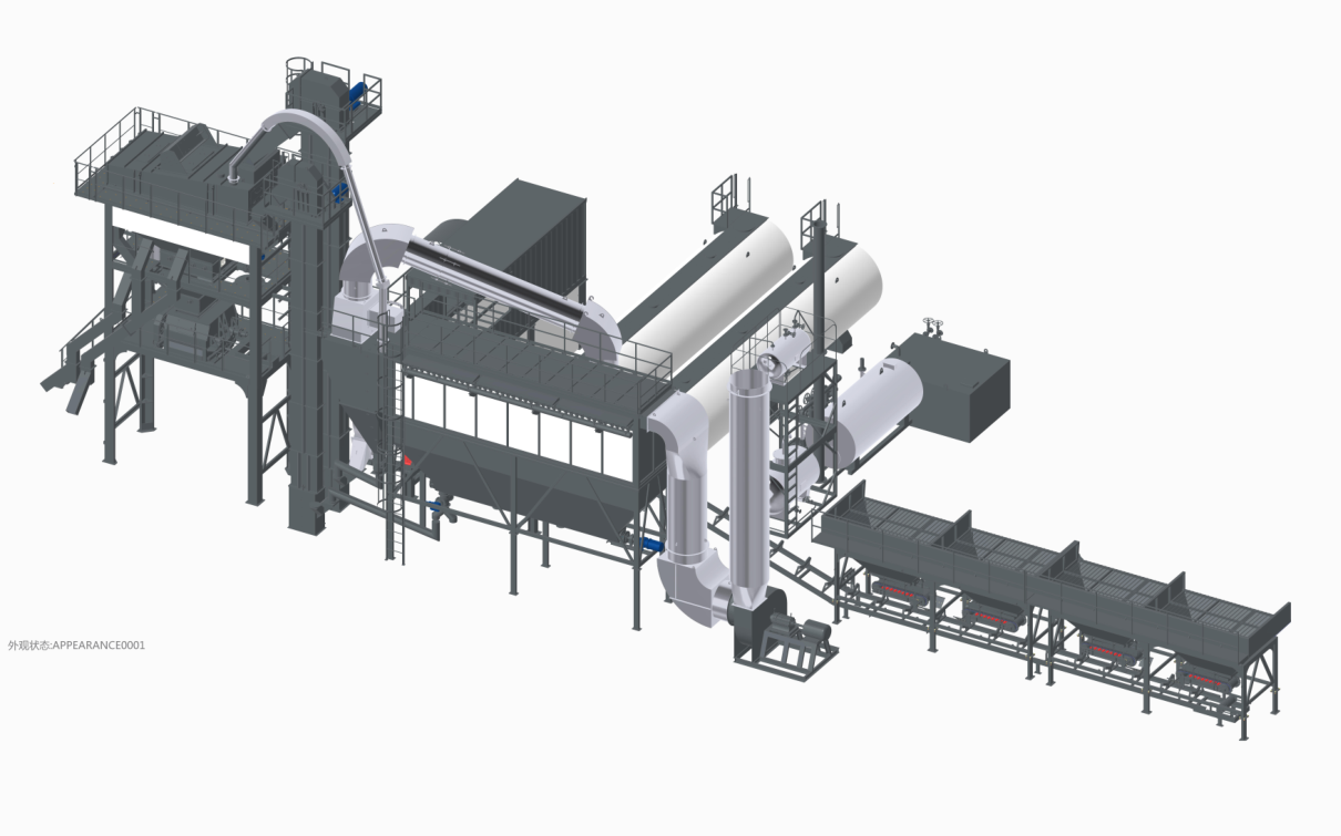 LB1000 Asphalt mixing plant