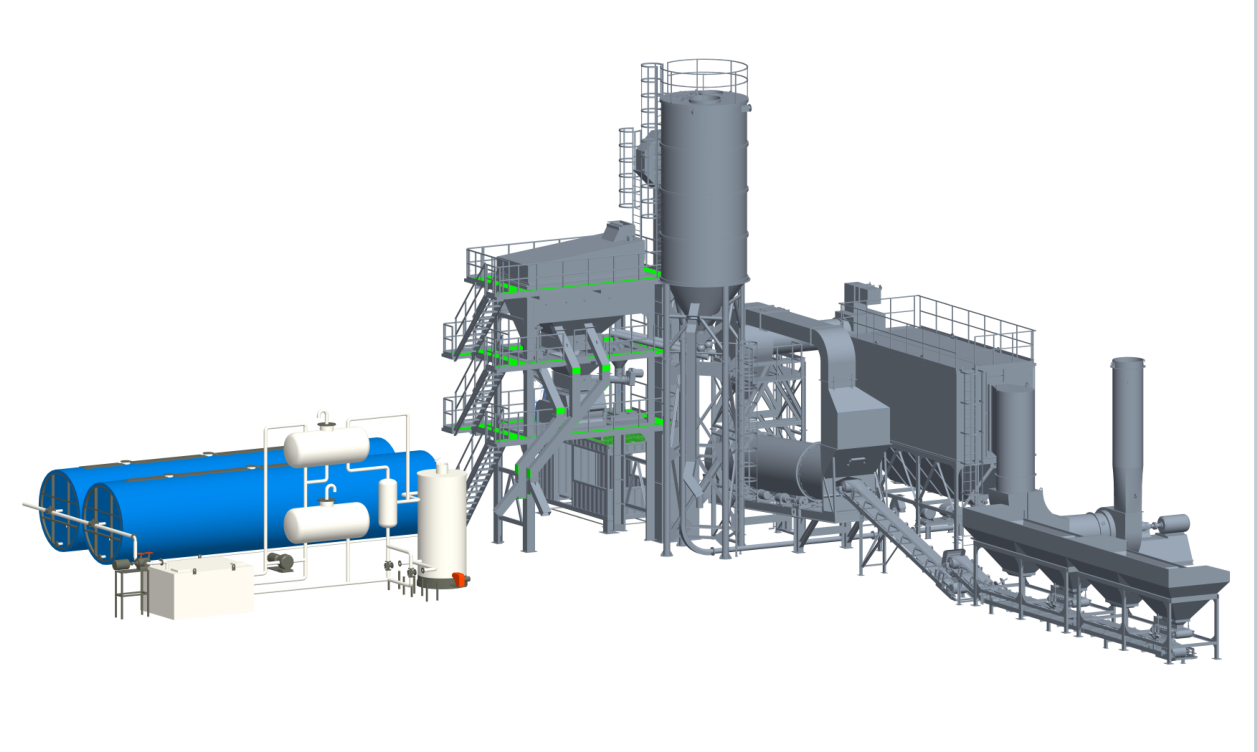 LB1500 Asphalt mixing plant