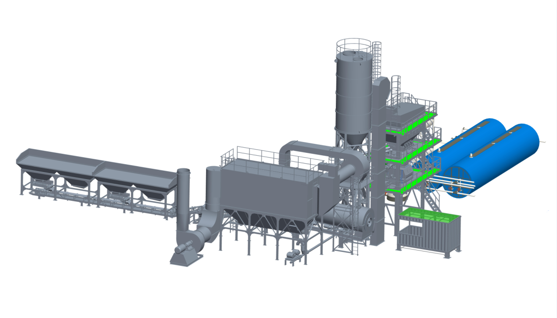 LB1500 Asphalt mixing plant