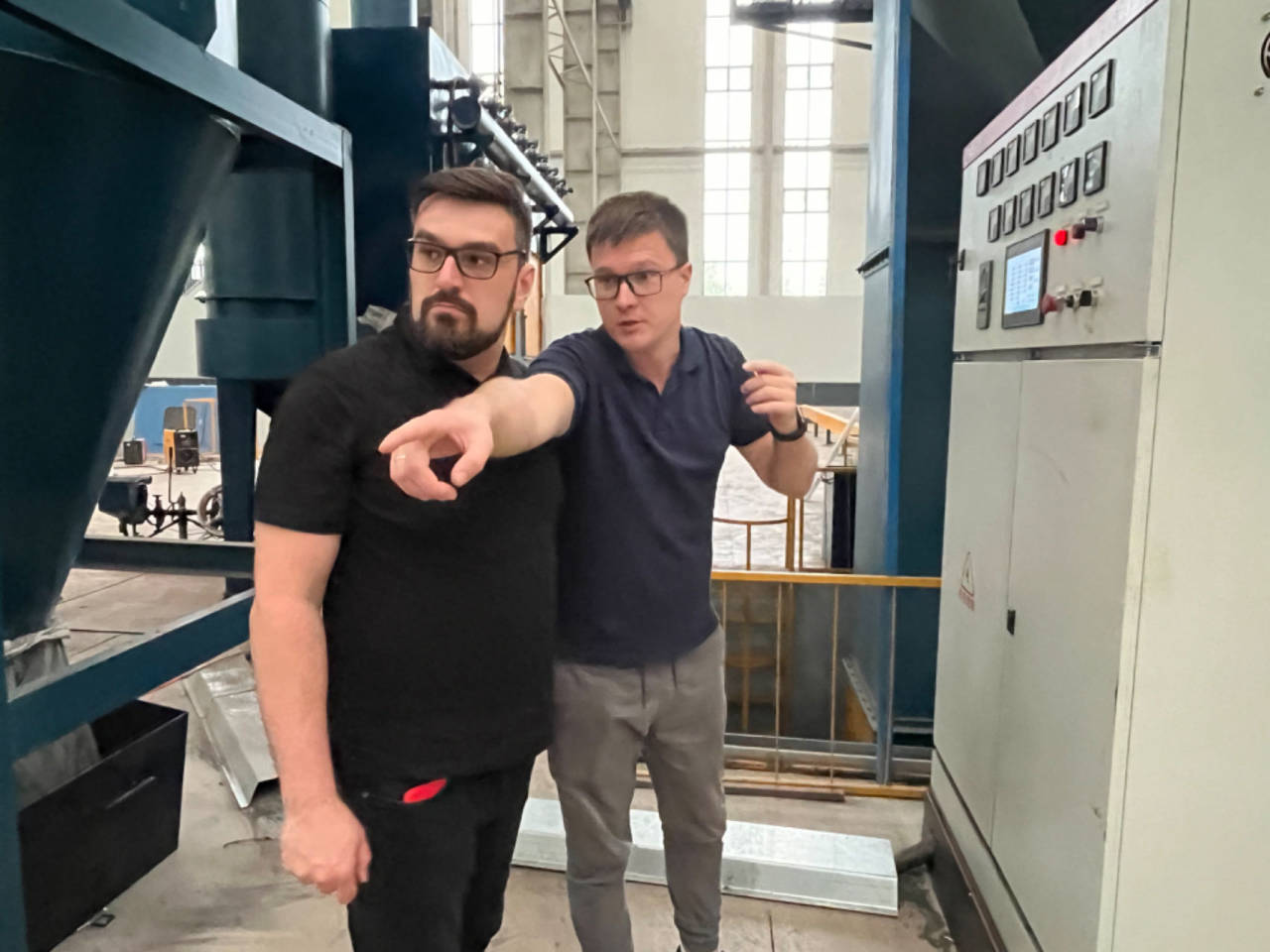 Welcome Russian customers to visit Beite Heavy Industry factory Welcome Russian customers to visit Beite Heavy Industry factory