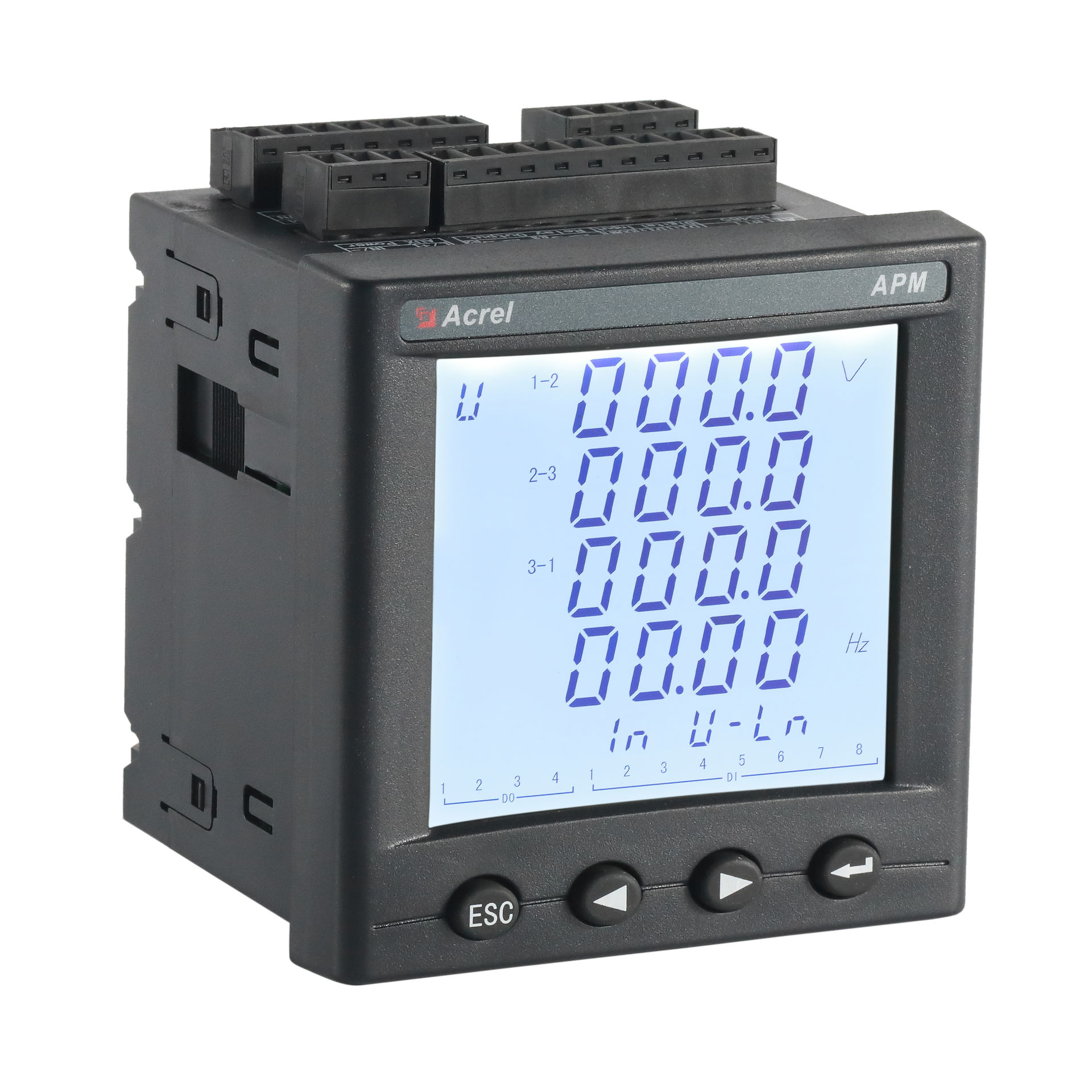 APM Multi Function RJ45 Modbus TCP Ethernet Power Meter