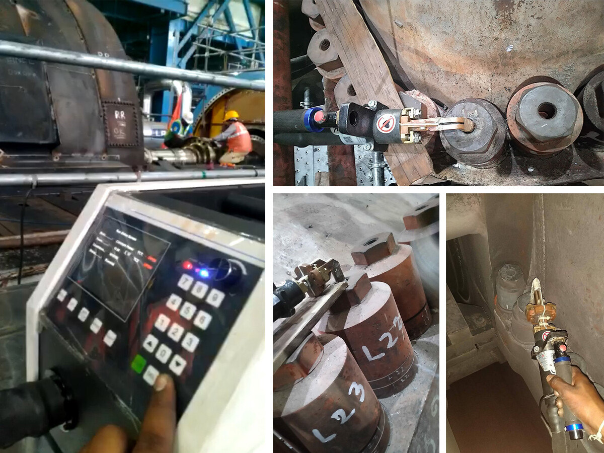 使用Canroon感应加热工具轻松拔出螺栓