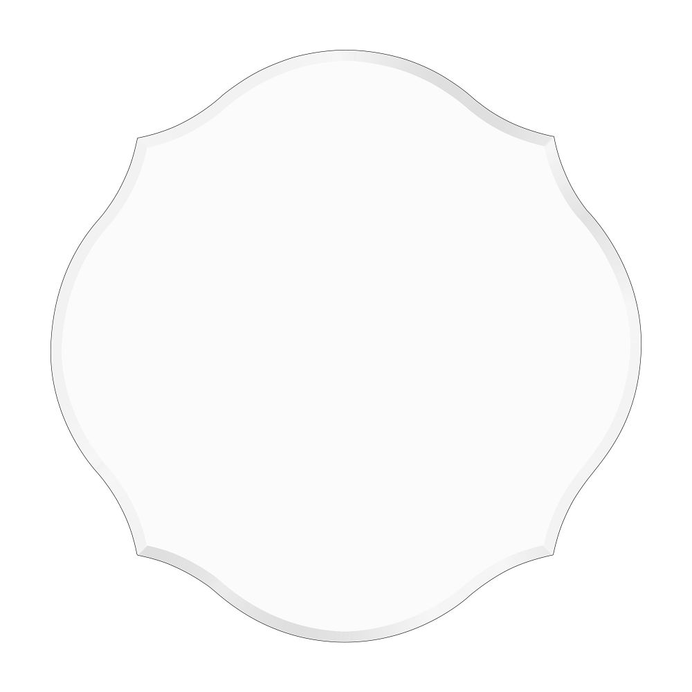 ベベルエッジミラー