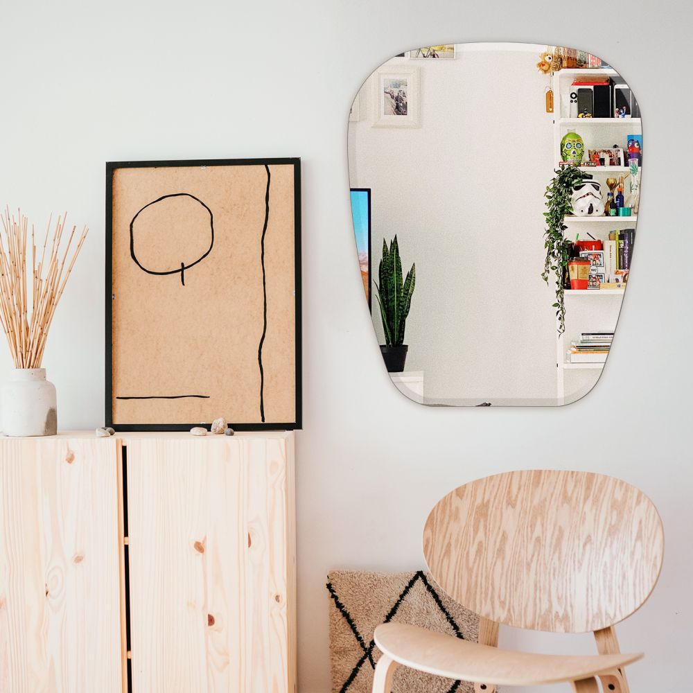 面取りミラー台形